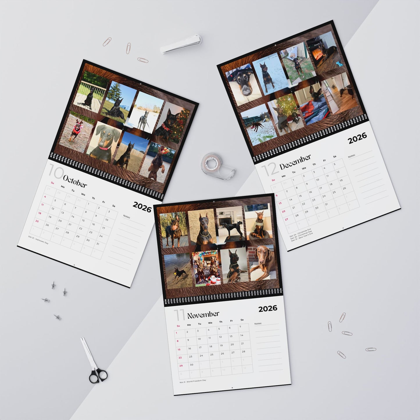 Edition 12 2026 Doberman Calendars