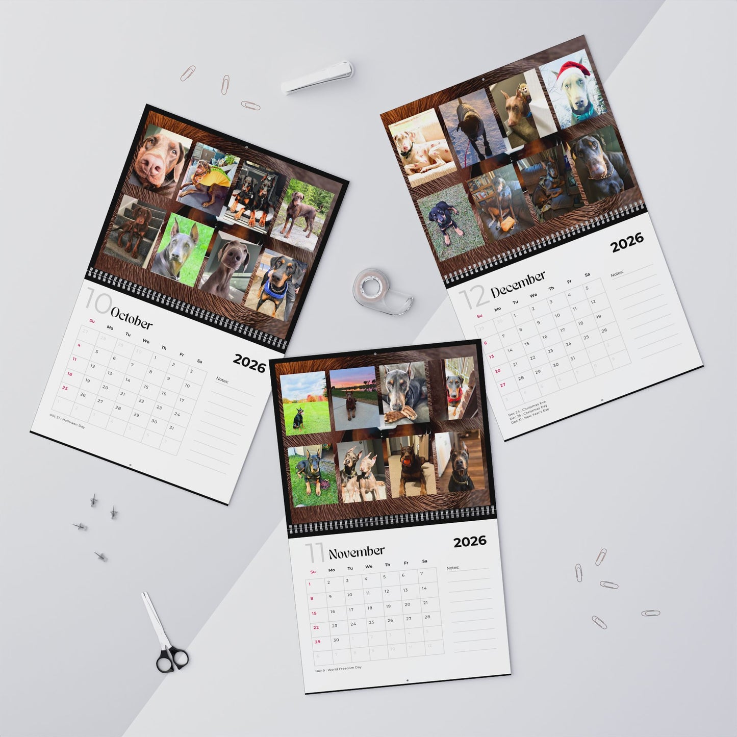 Edition 10 2026 Doberman Calendars
