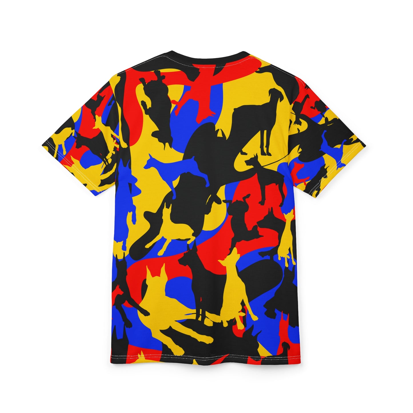 Doberman Camo 9 Unisex Cut & Sew Tee (AOP)