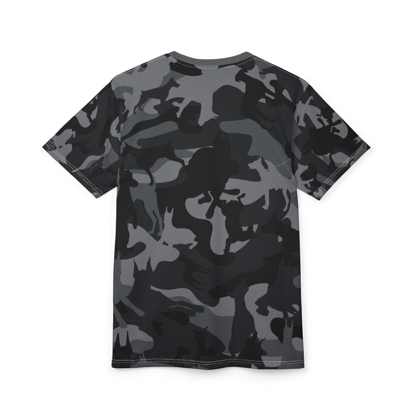 Doberman Camo 11 Unisex Cut & Sew Tee (AOP)