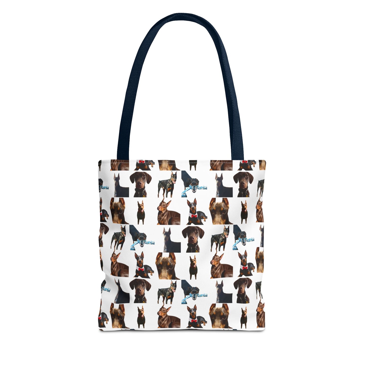 Edition 1 Doberman Model Pattern White Tote Bag