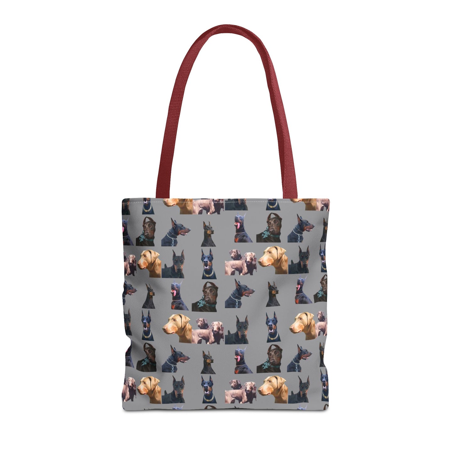 Edition 8 Doberman Model Pattern Gray Tote Bag