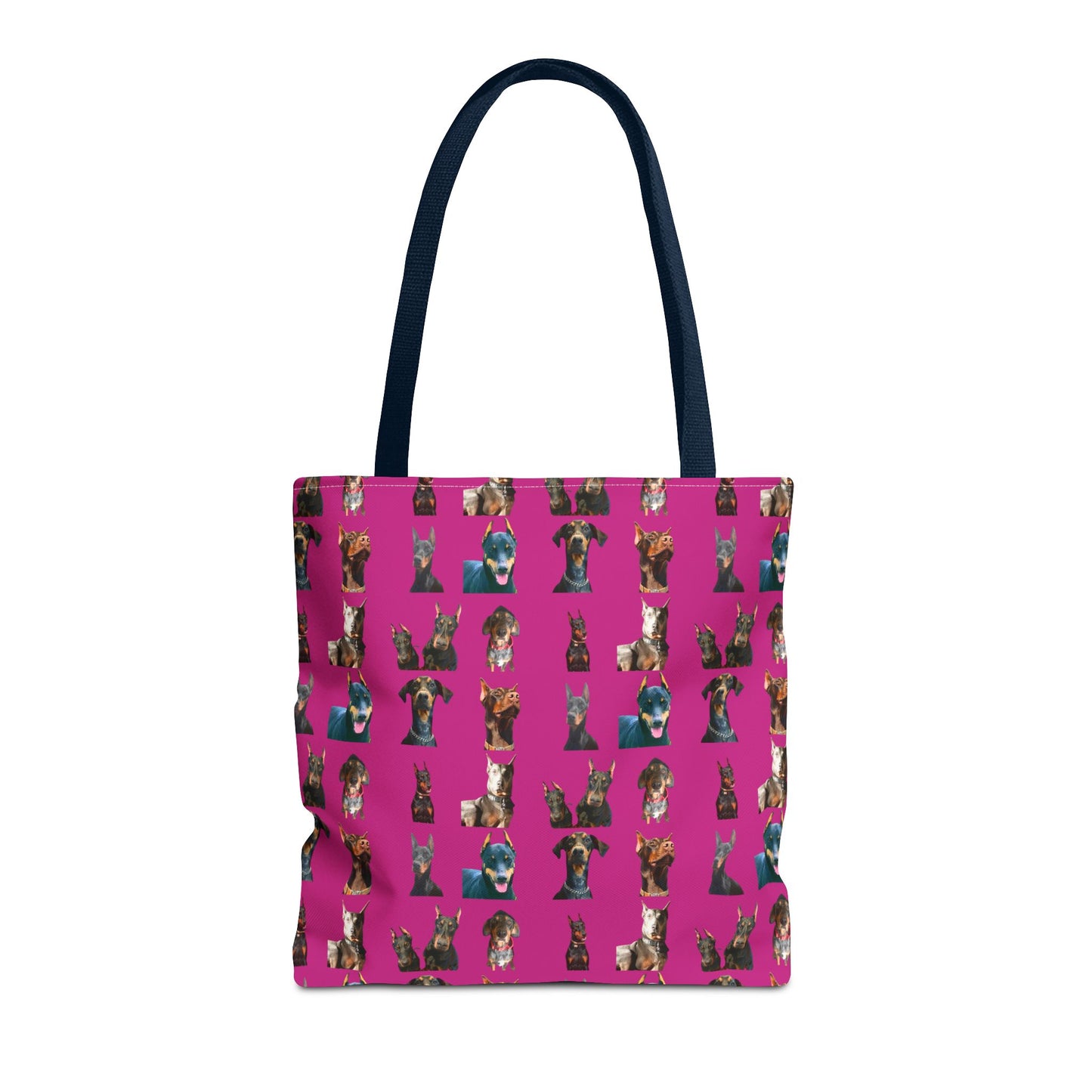 Edition 4 Doberman Model Pattern Pink Tote Bag