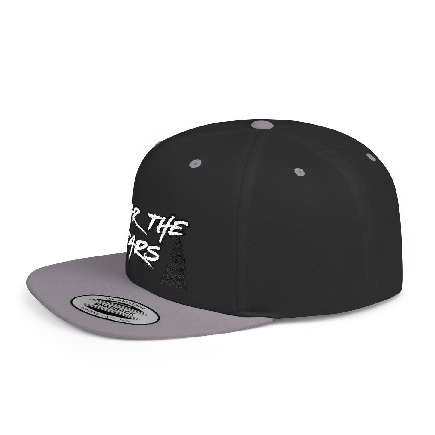 Ears 2 Embroidered Flat Bill Snapback
