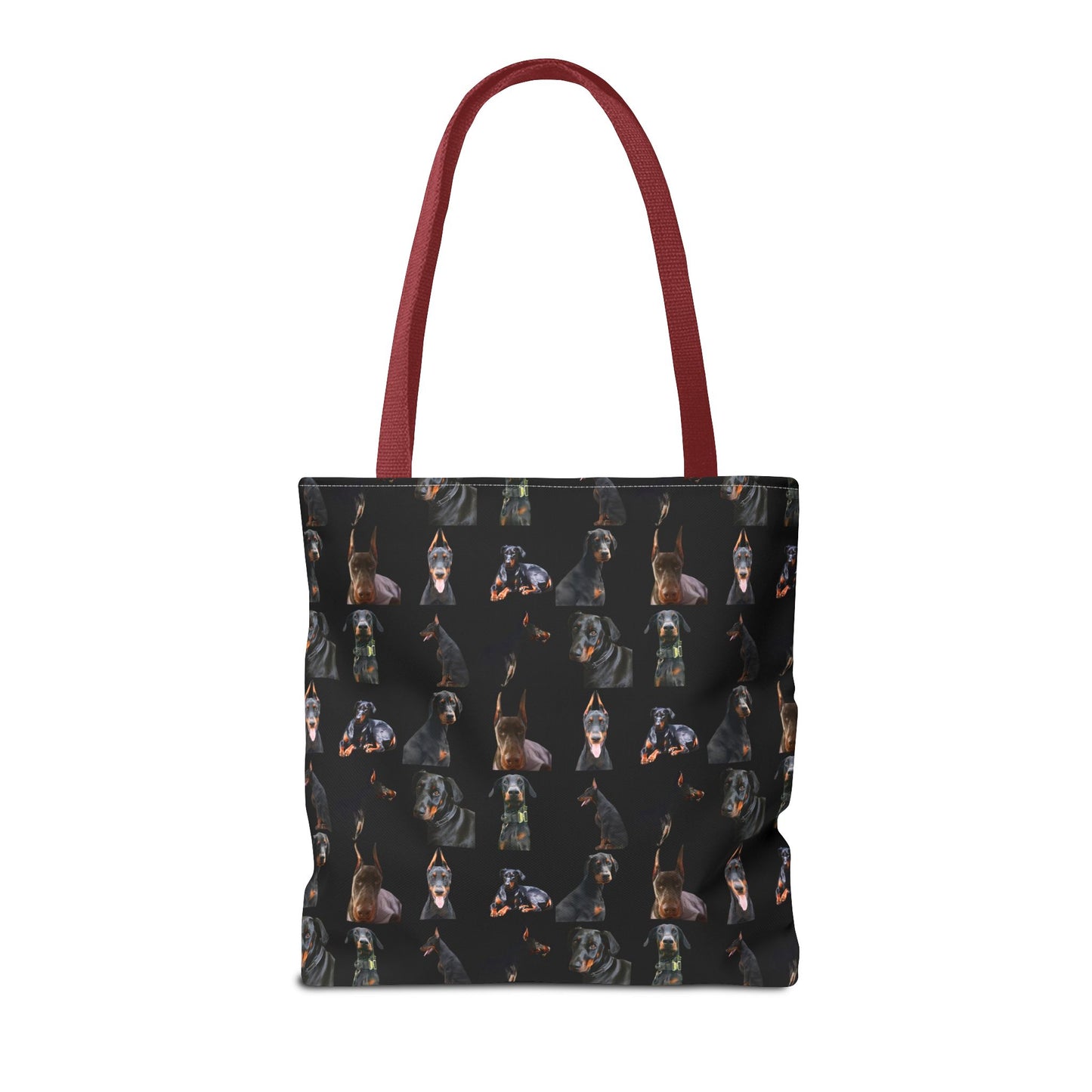 Edition 6 Doberman Model Pattern Black Tote Bag