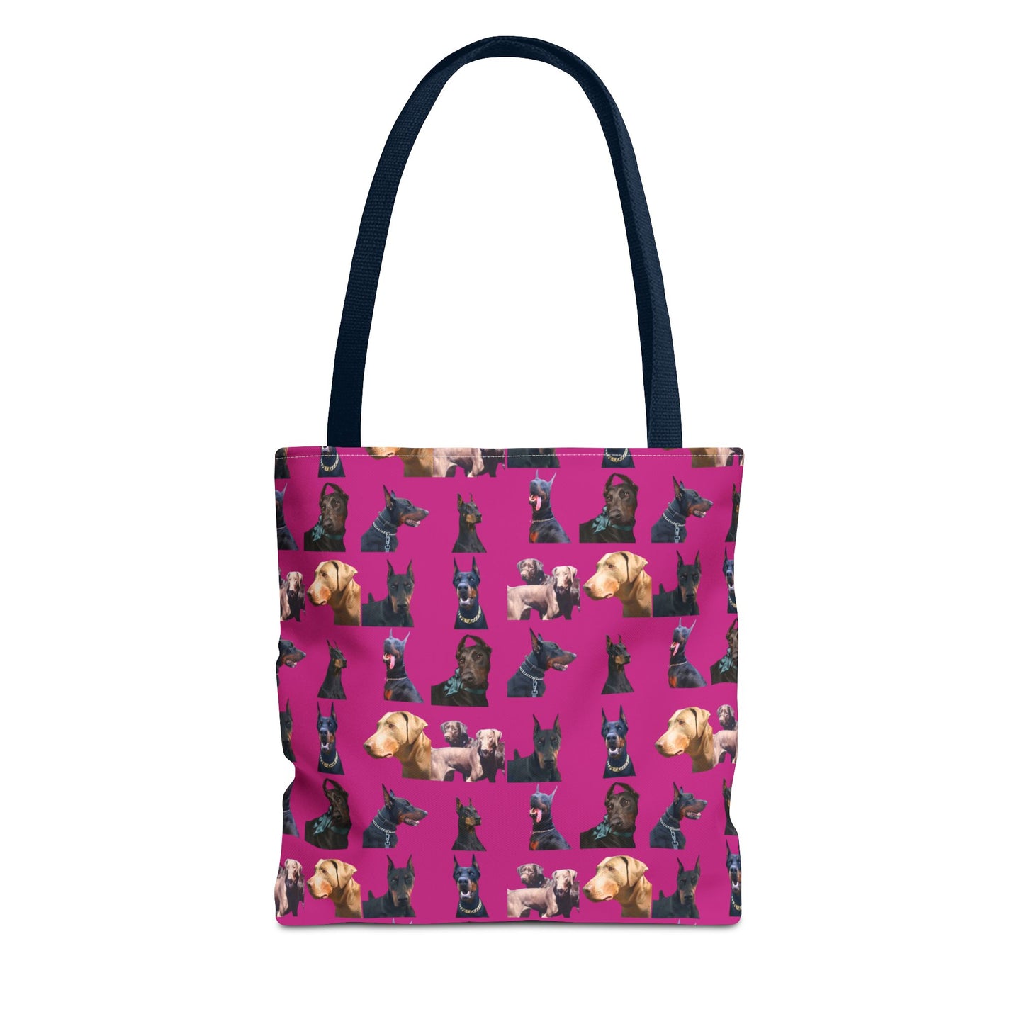 Edition 8 Doberman Model Pattern Pink Tote Bag