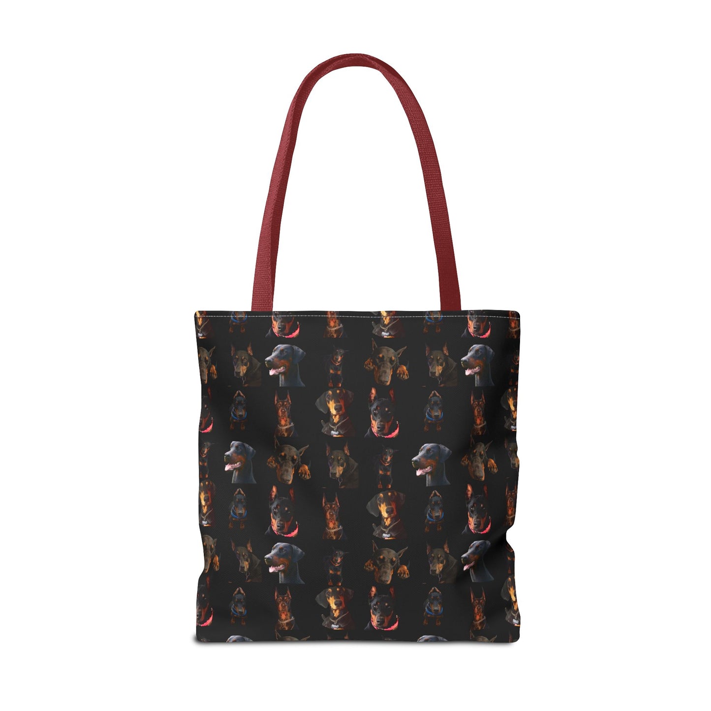 Edition 2 Doberman Model Pattern Black Tote Bag