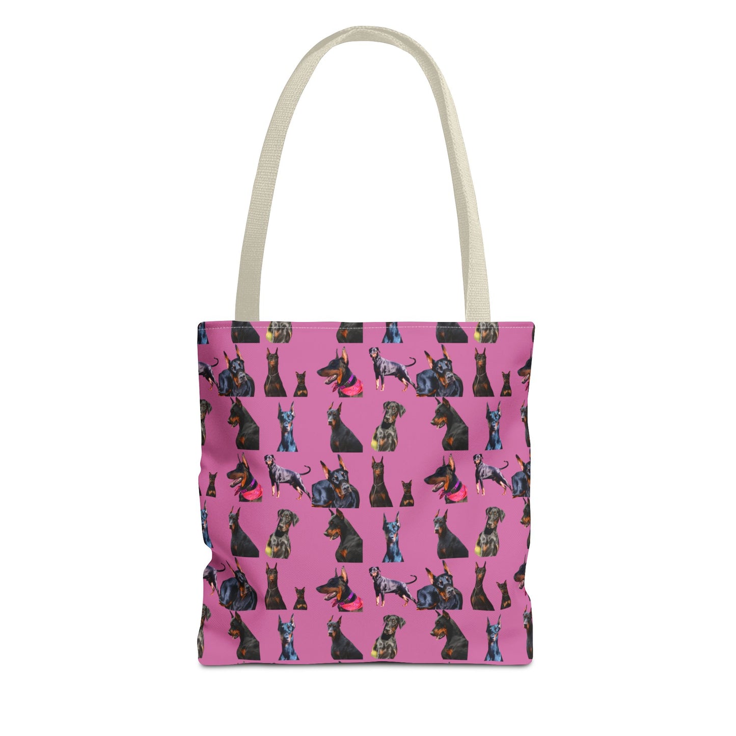 Edition 7 Doberman Model Pattern Light Pink Tote Bag