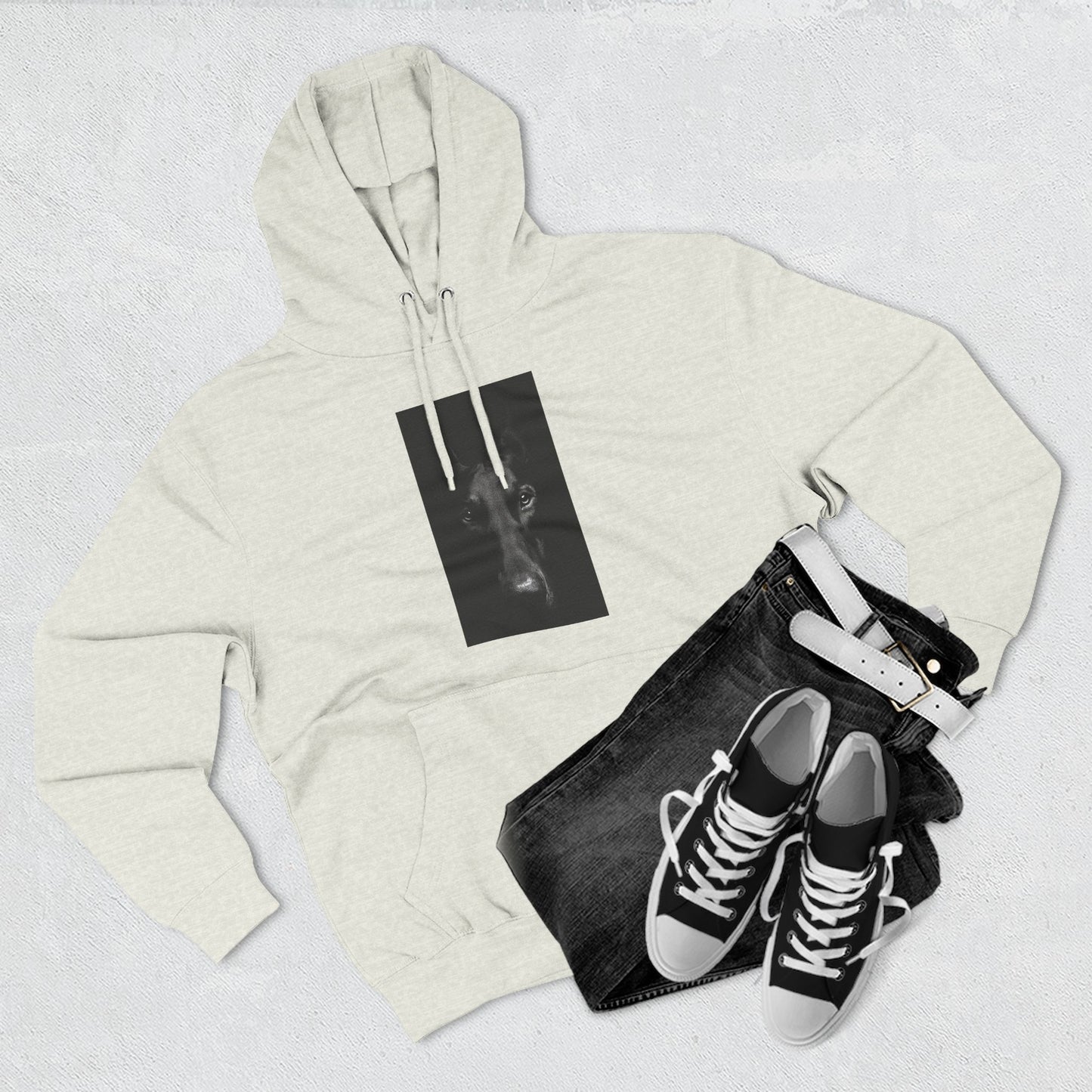Eye see you Three-Panel Fleece Hoodie