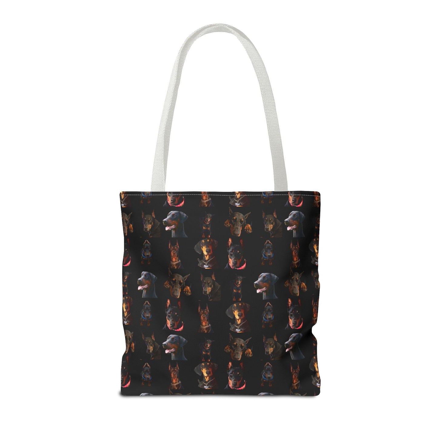 Edition 2 Doberman Model Pattern Black Tote Bag