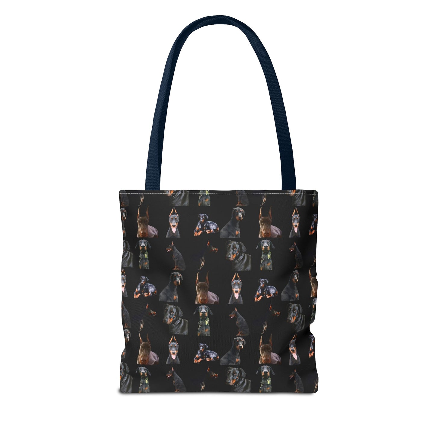 Edition 6 Doberman Model Pattern Black Tote Bag
