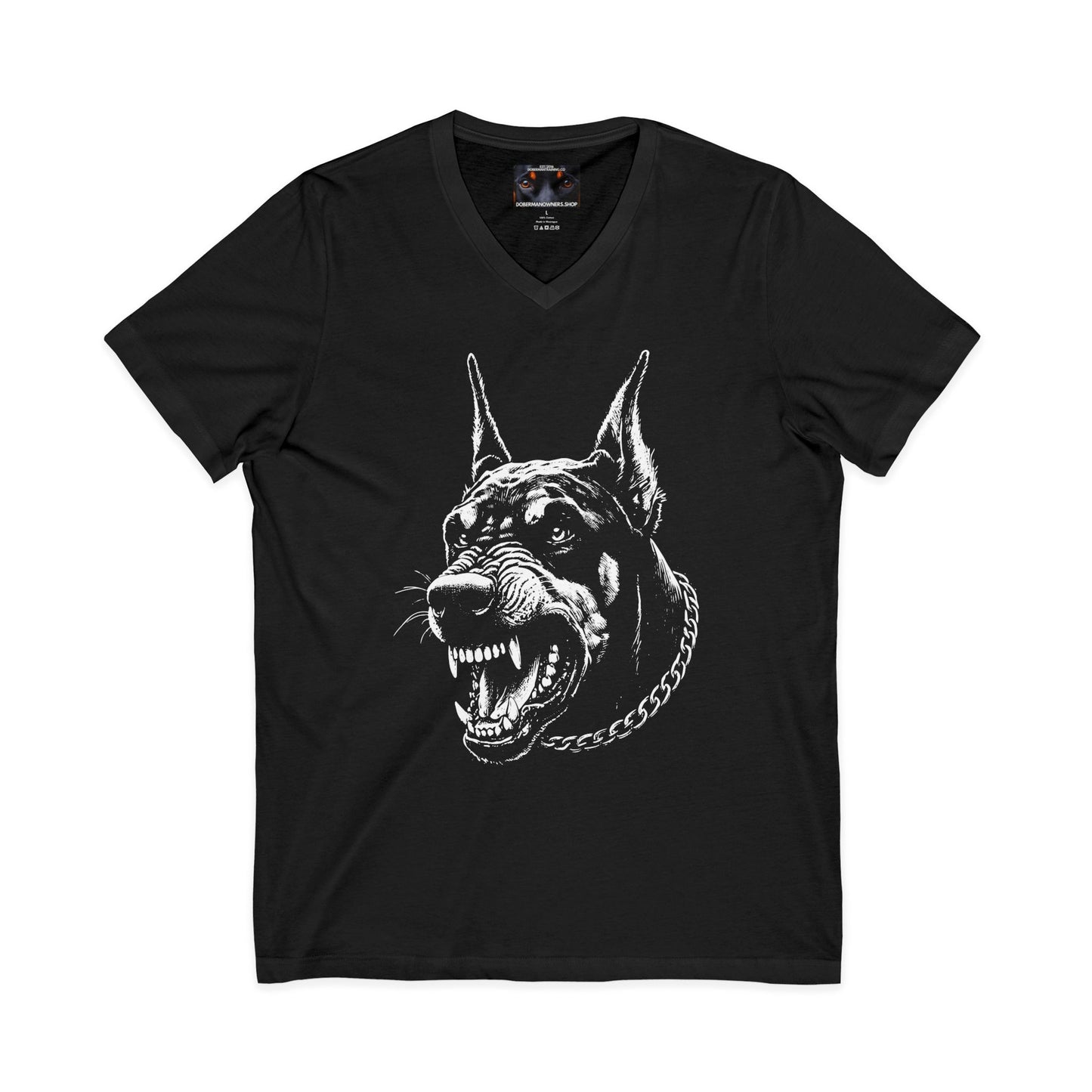 Protect 1 Private Label Unisex Jersey Short Sleeve V-Neck Tee