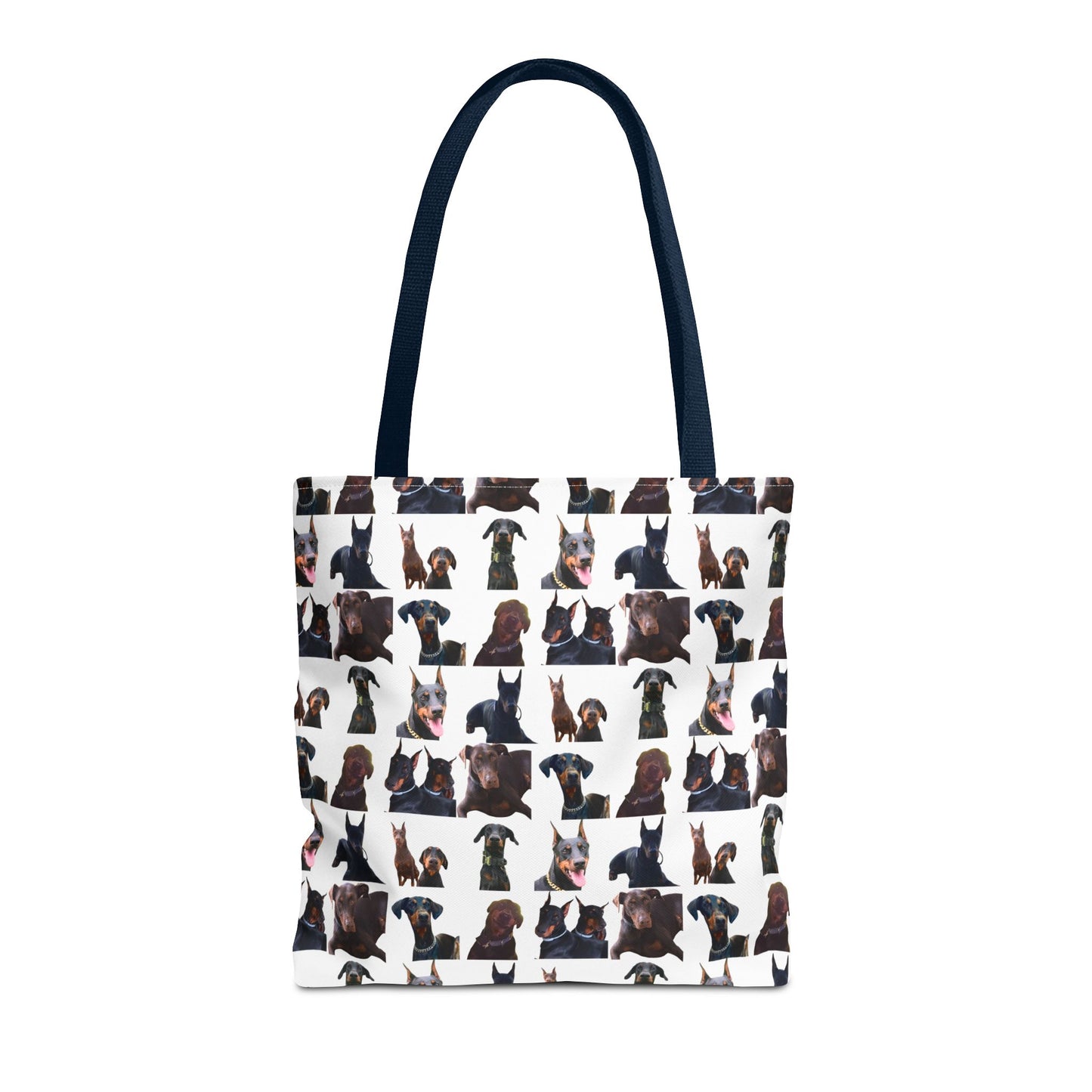 Edition 5 Doberman Model Pattern White Tote Bag