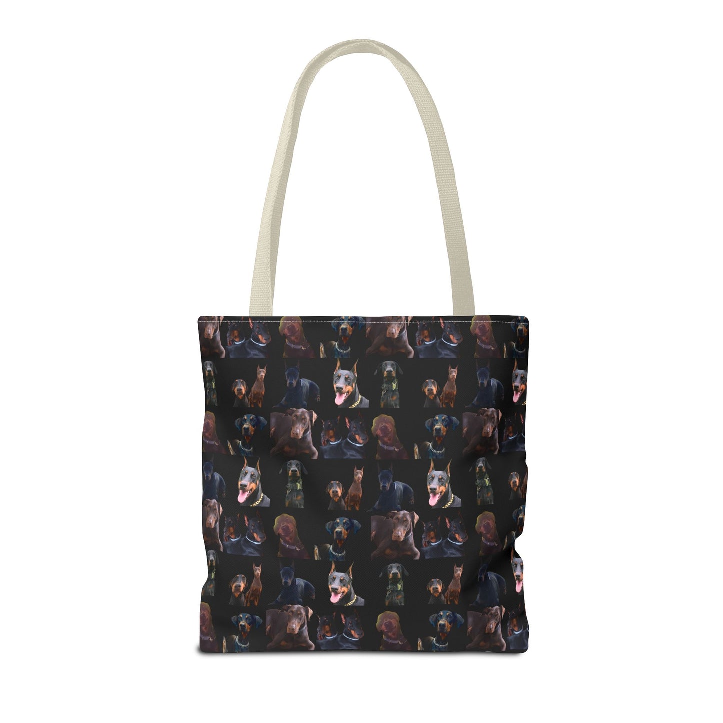 Edition 5 Doberman Model Pattern Black Tote Bag