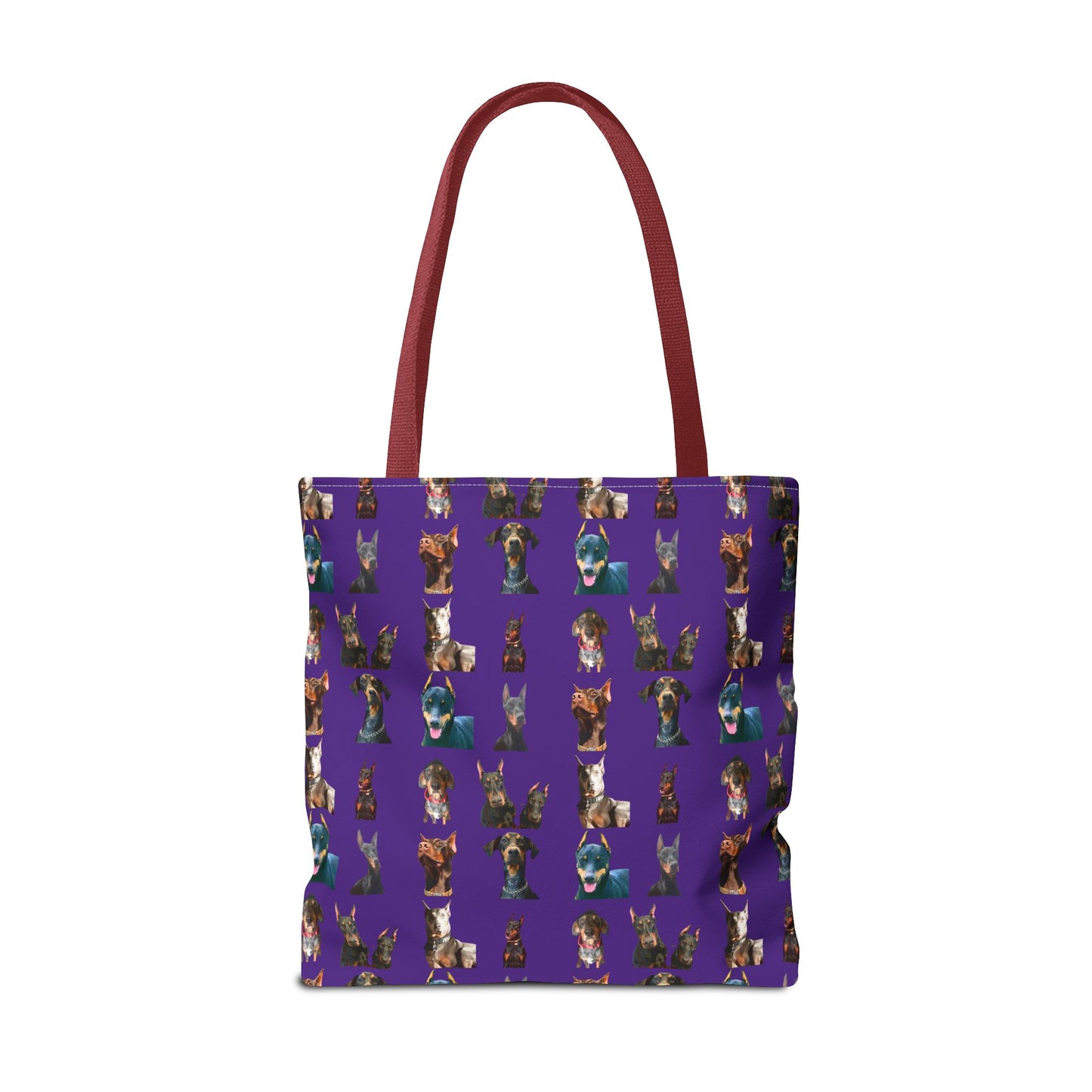 Edition 4 Doberman Model Pattern Purple Tote Bag