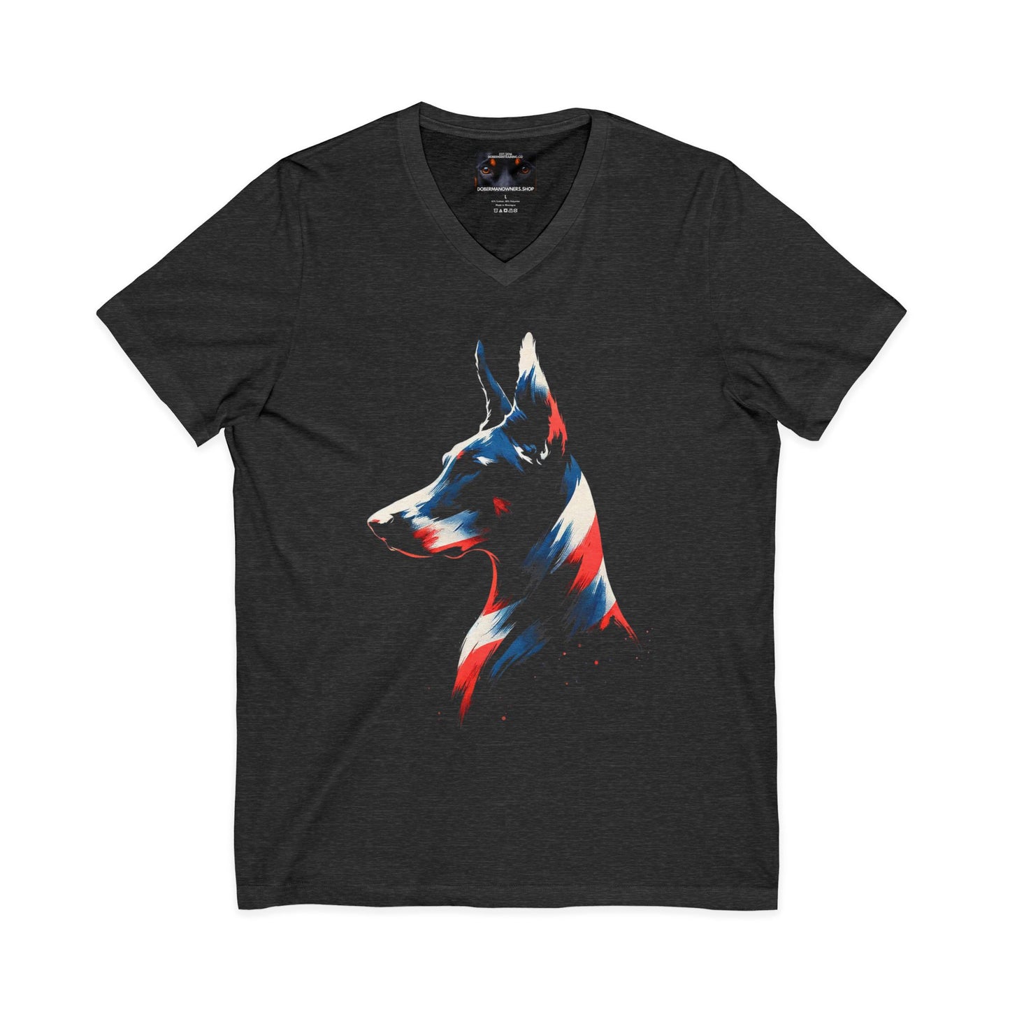 Service 1 Private Label Unisex Jersey Short Sleeve V-Neck Tee