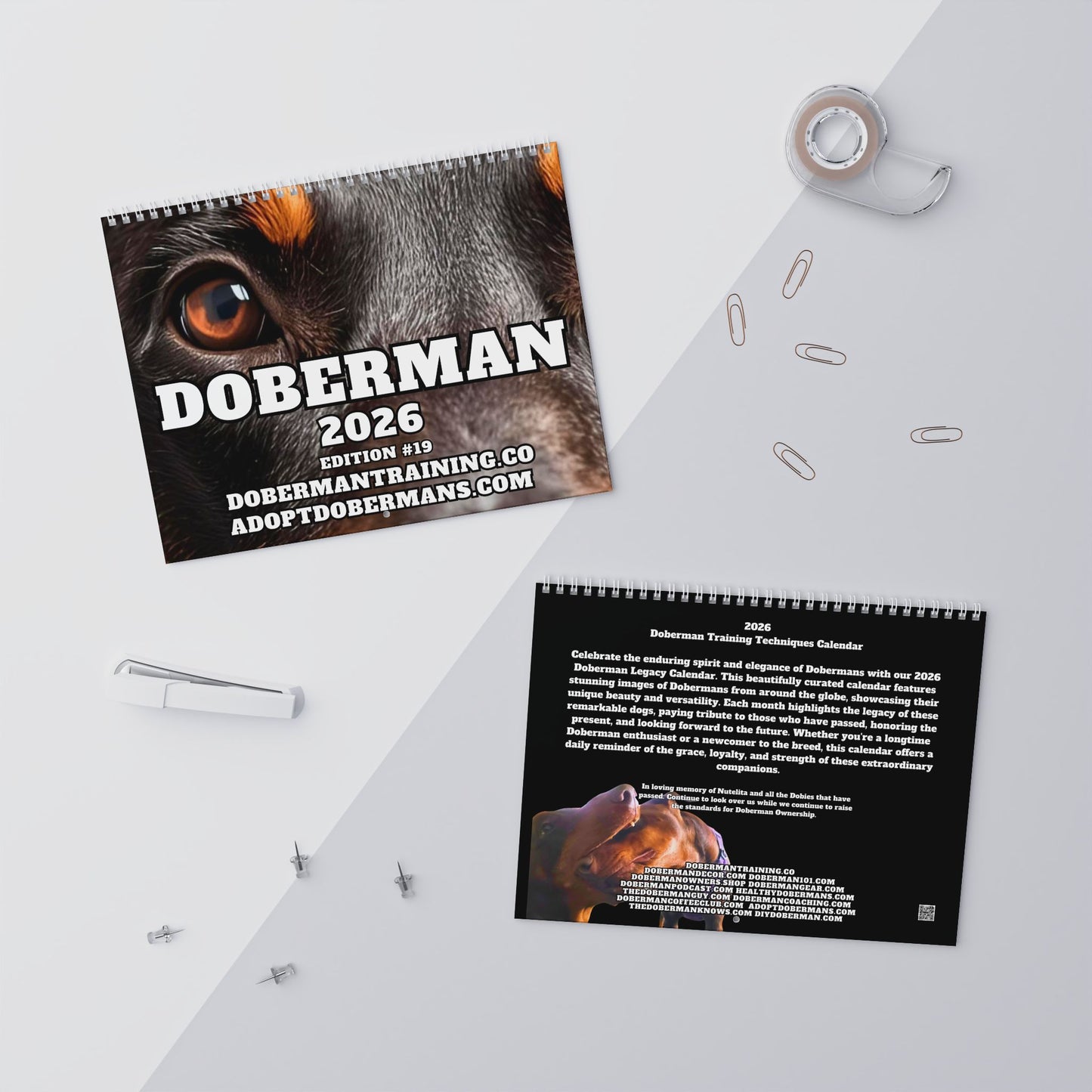 Edition 19 2026 Doberman Calendars