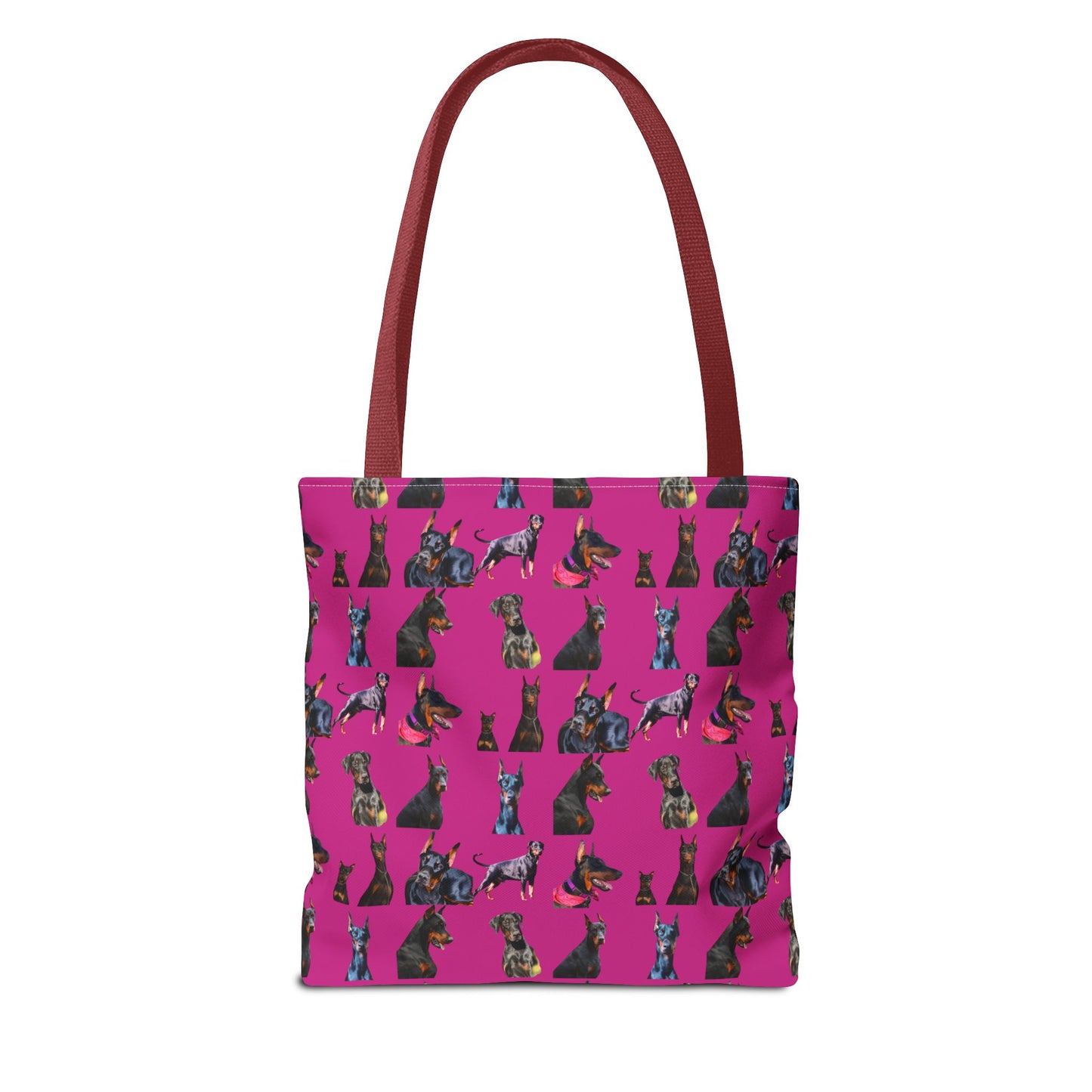 Edition 7 Doberman Model Pattern Pink Tote Bag