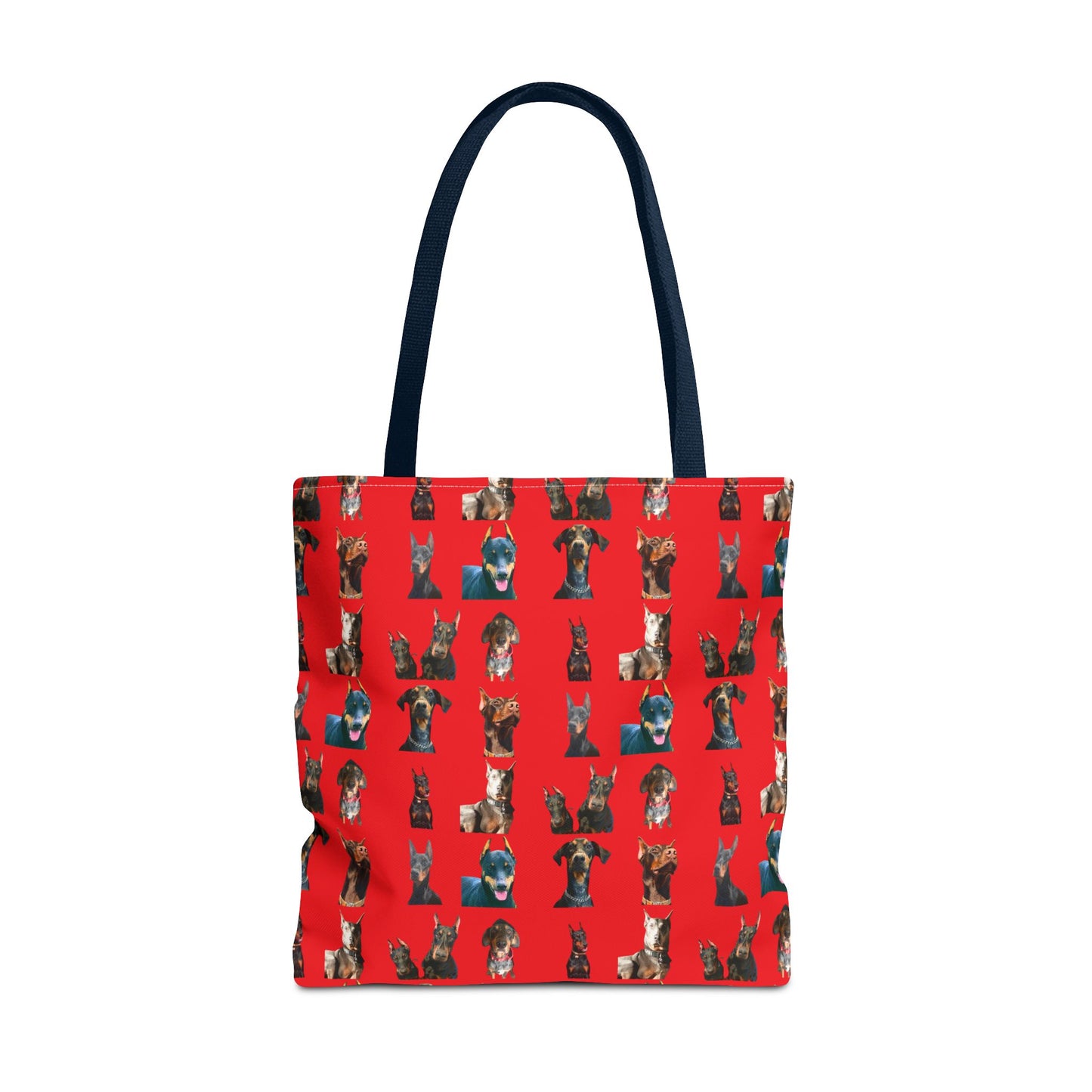 Edition 4 Doberman Model Pattern Red Tote Bag