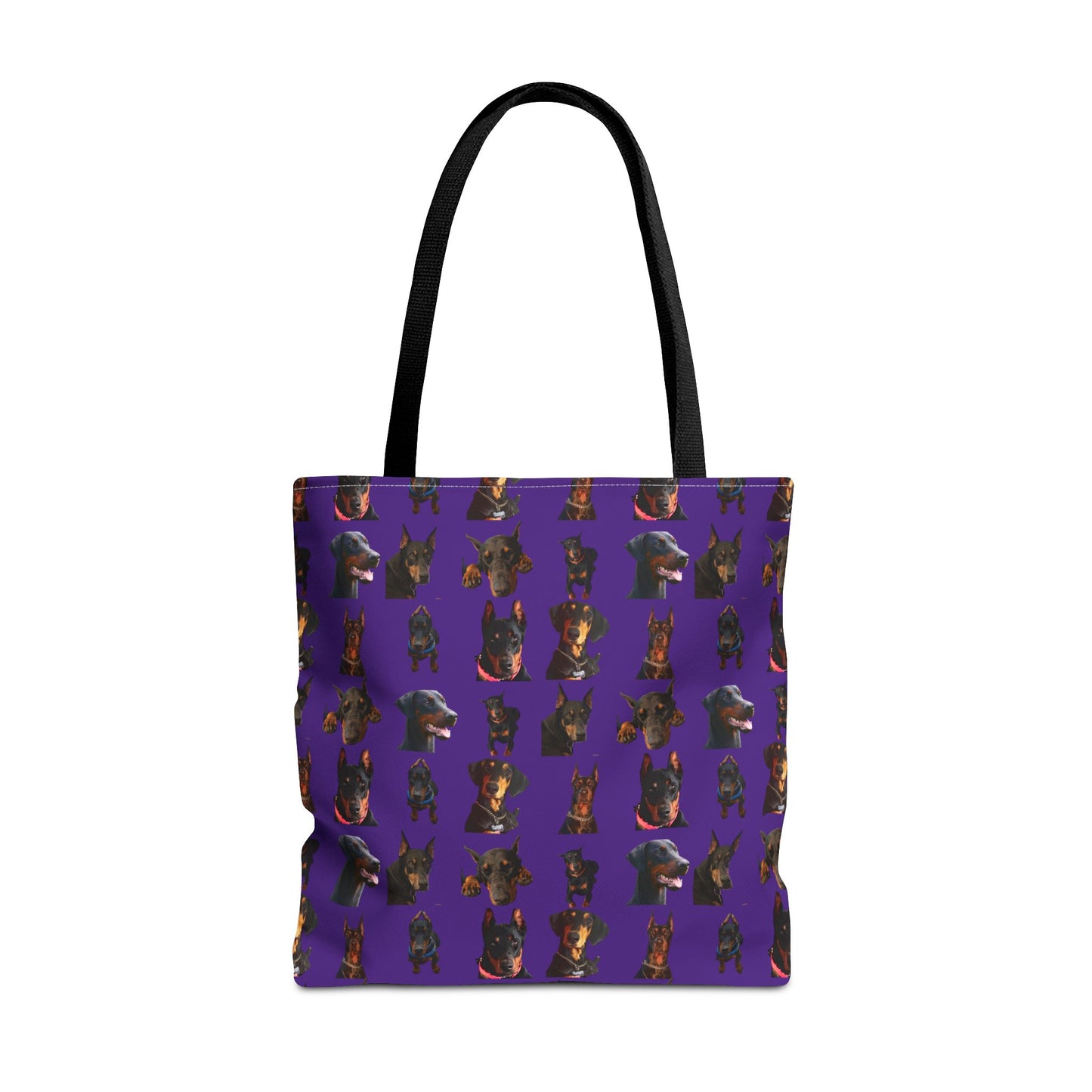Edition 2 Doberman Model Pattern Purple Tote Bag