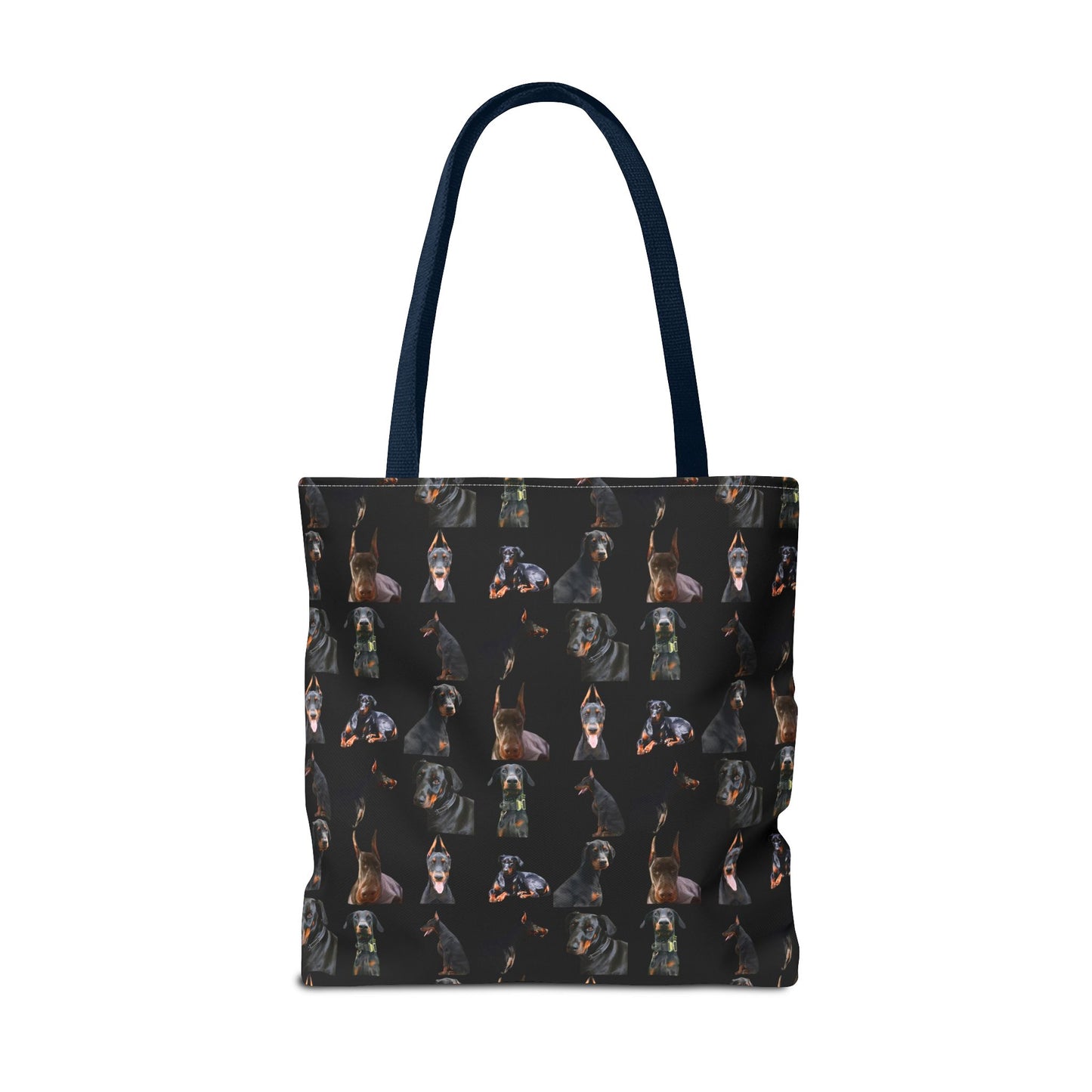 Edition 6 Doberman Model Pattern Black Tote Bag