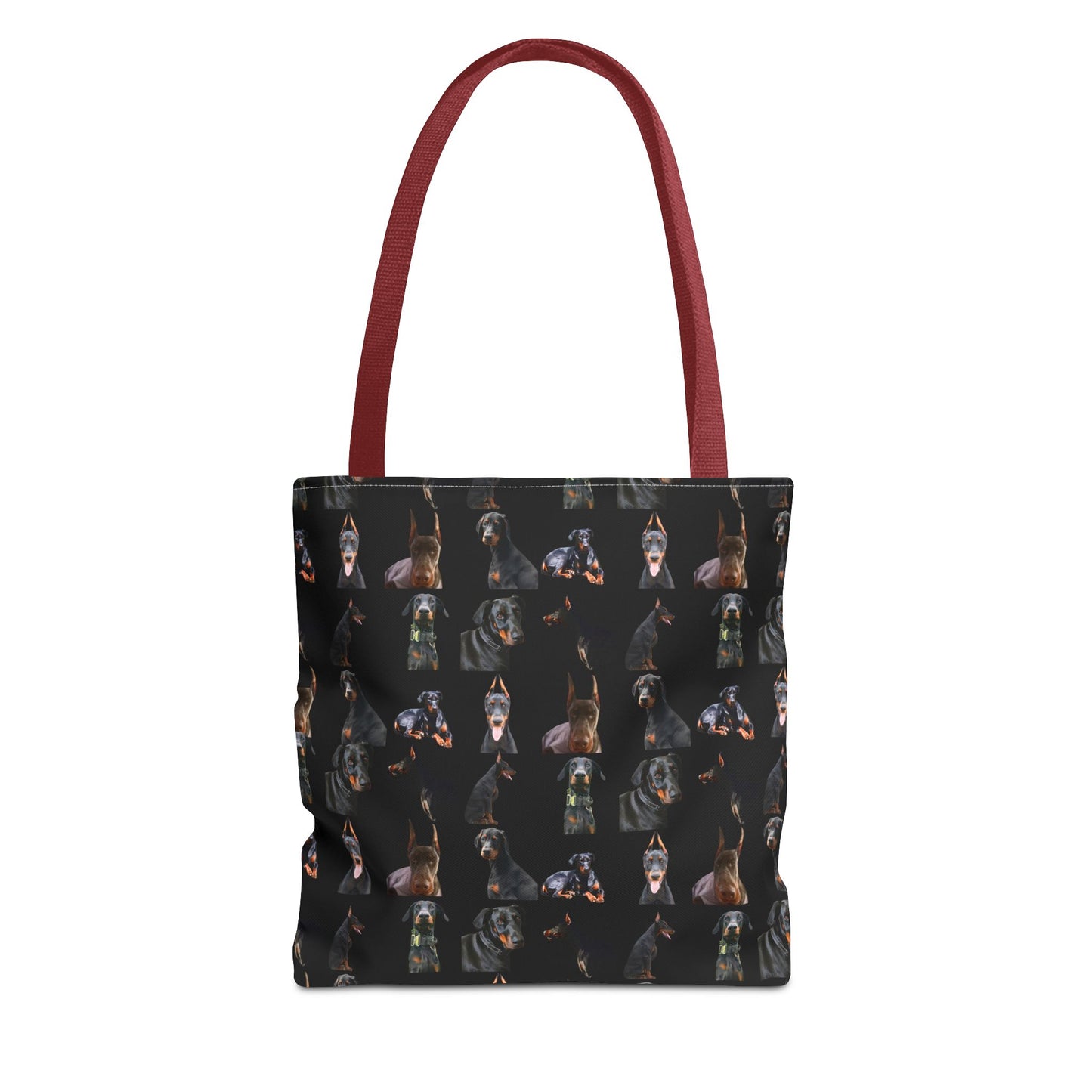 Edition 6 Doberman Model Pattern Black Tote Bag