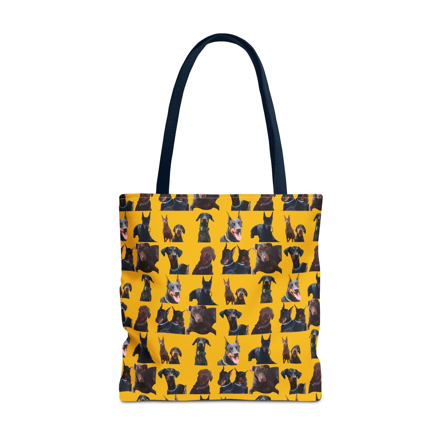 Edition 5 Doberman Model Pattern Yellow Tote Bag