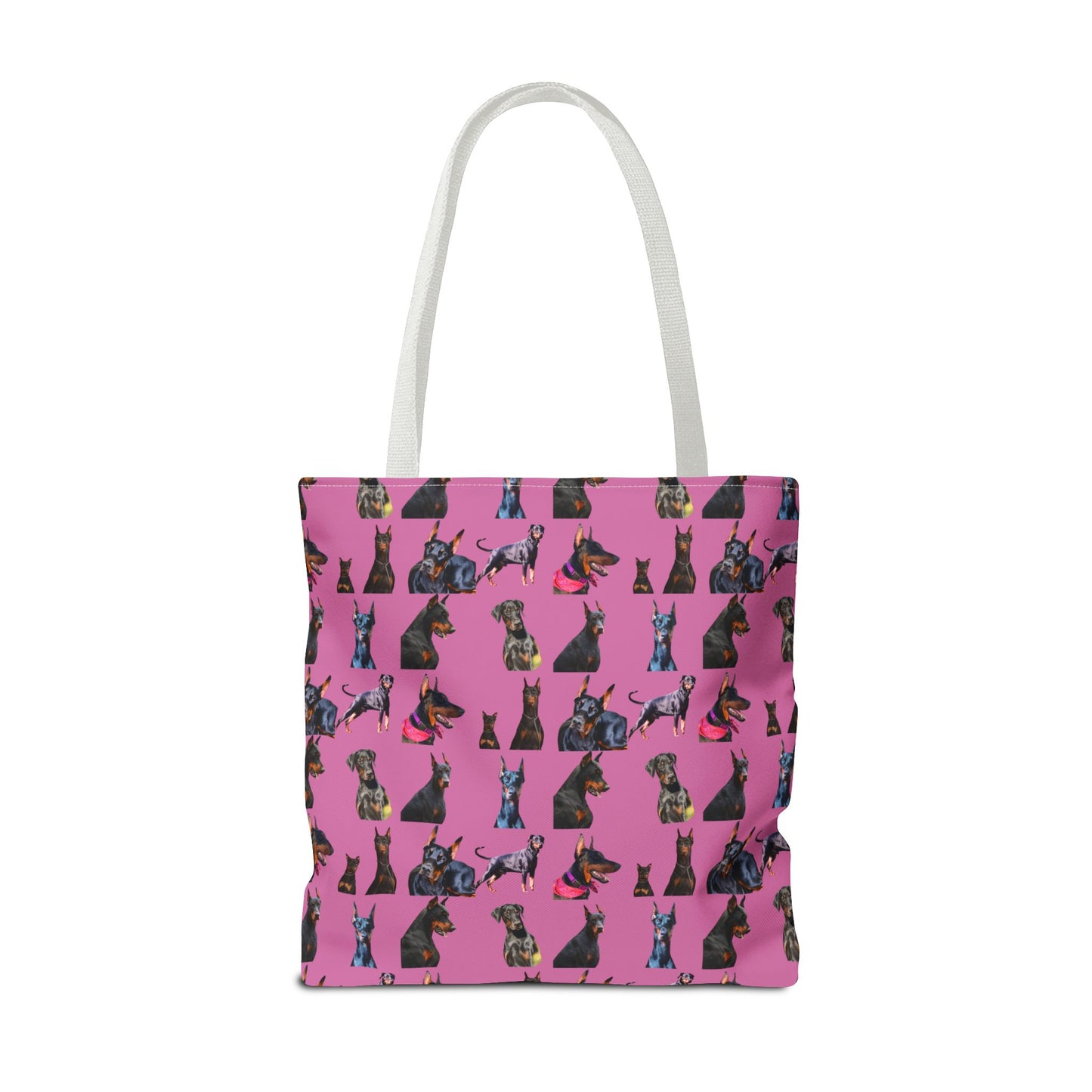 Edition 7 Doberman Model Pattern Light Pink Tote Bag