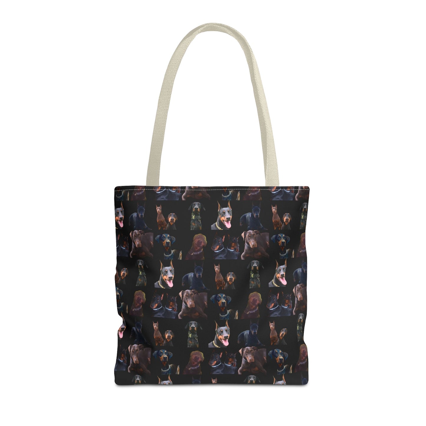 Edition 5 Doberman Model Pattern Black Tote Bag