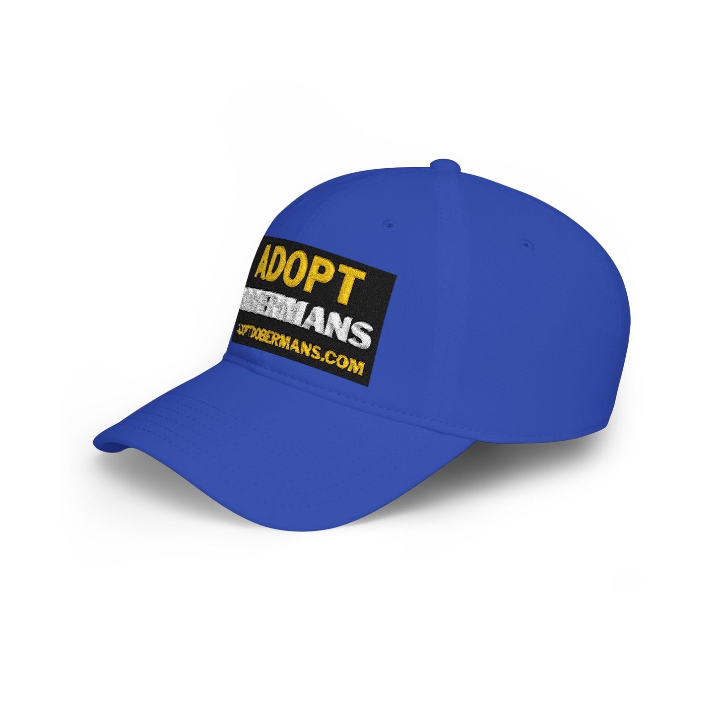 Adopt Dobermans 1 Low Profile Baseball Cap — Rescue Dog Awareness Hat