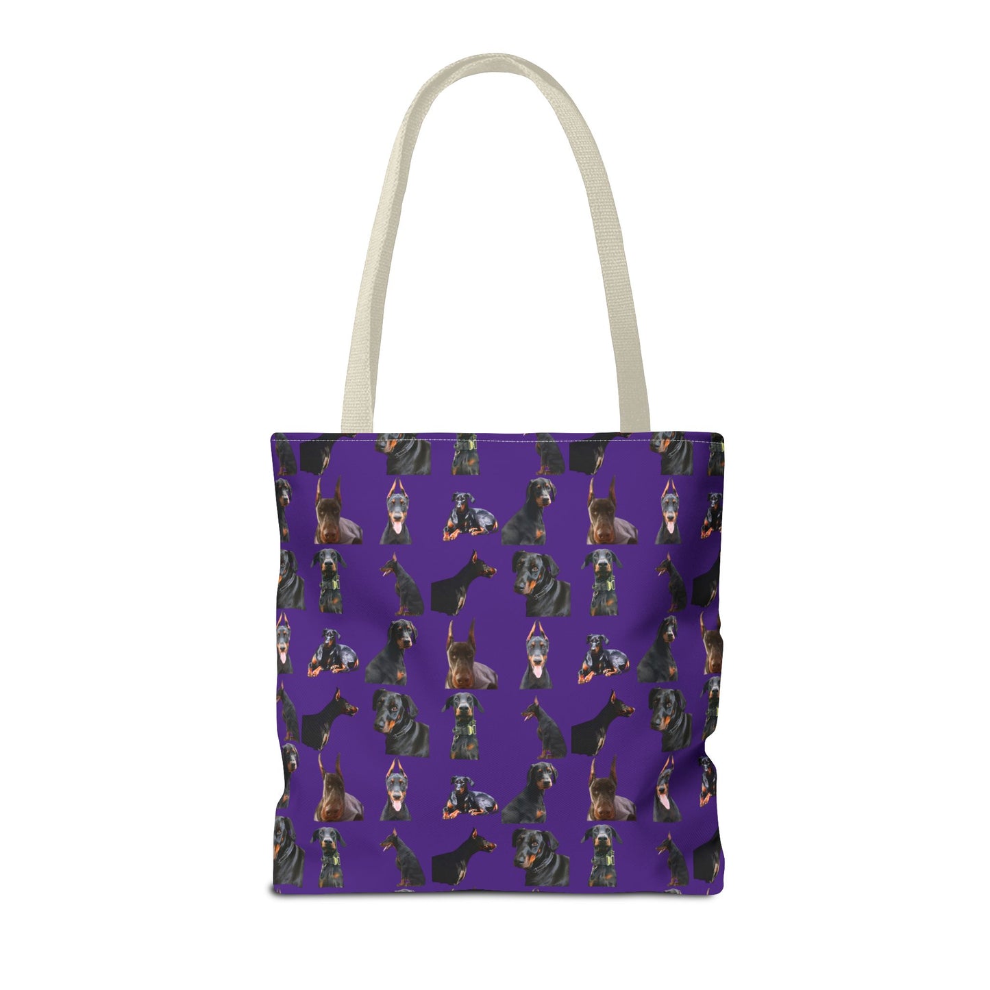 Edition 6 Doberman Model Pattern Purple Tote Bag
