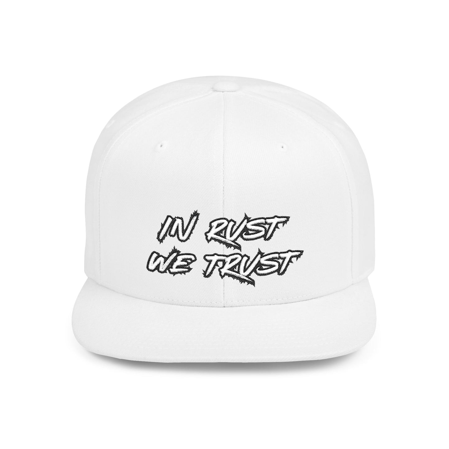 Rust 1 Embroidered Flat Bill Snapback