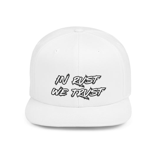 Rust 1 Embroidered Flat Bill Snapback