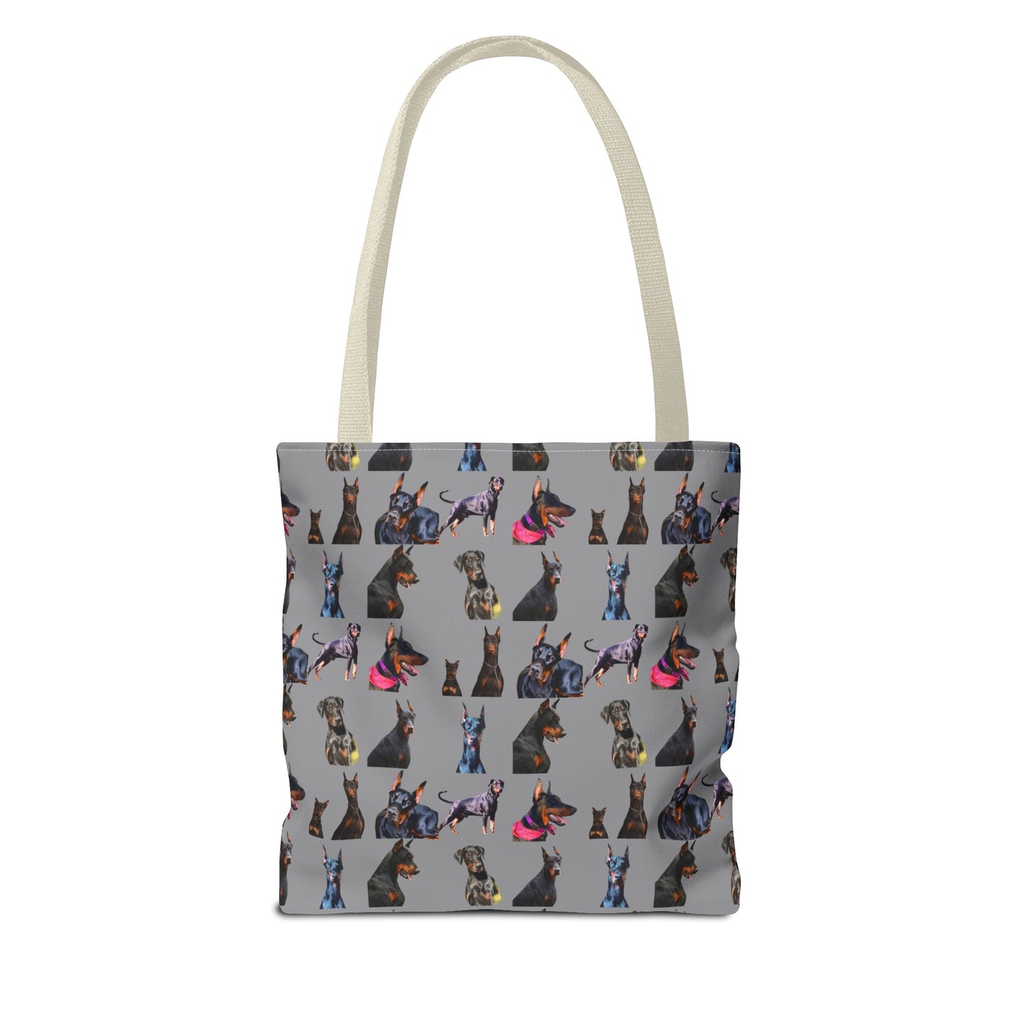 Edition 7 Doberman Model Pattern Gray Tote Bag