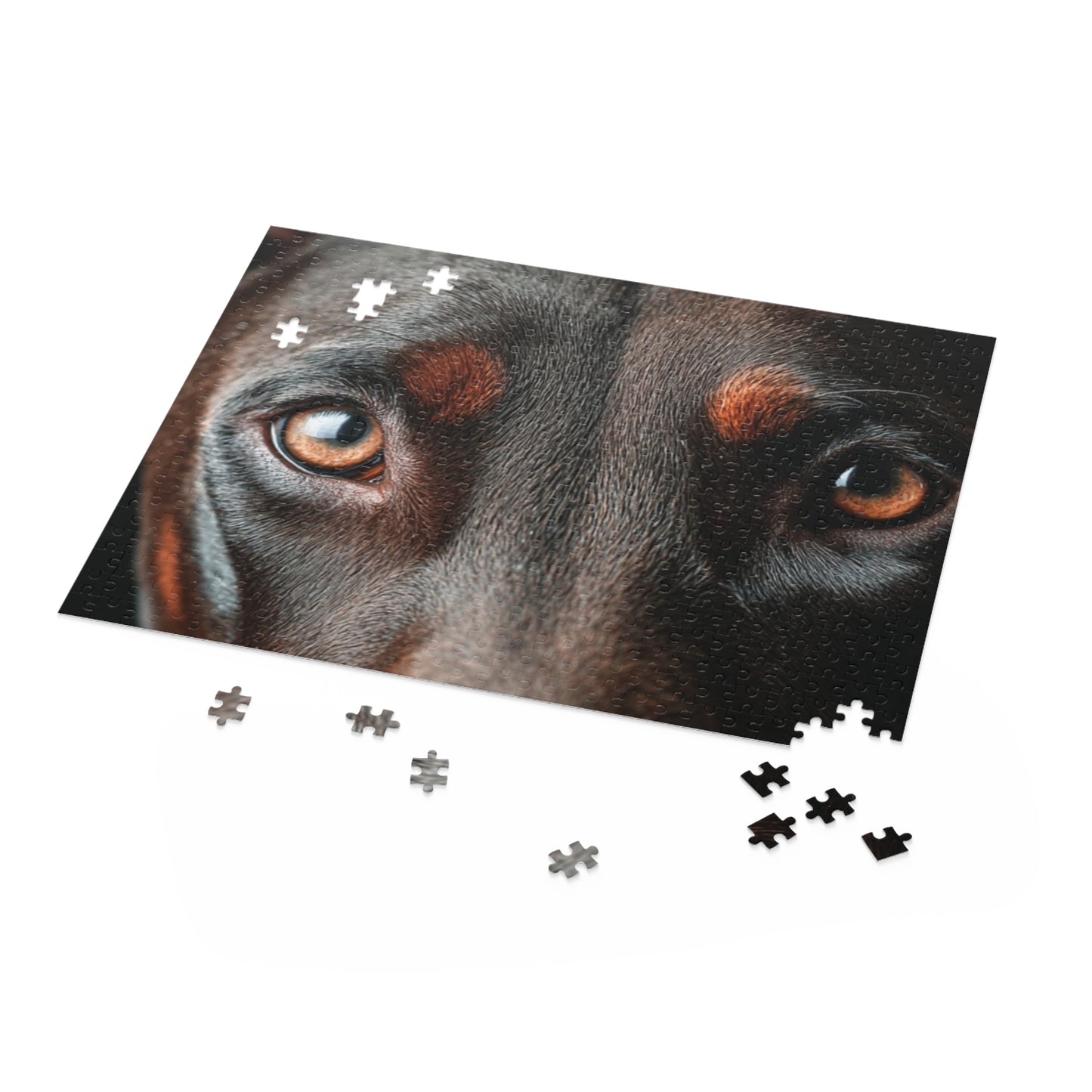 Human Mental Stimulation 5 Puzzle Black Lab Portrait Puzzle 1 Jigsaw (120/252/500 Pieces)