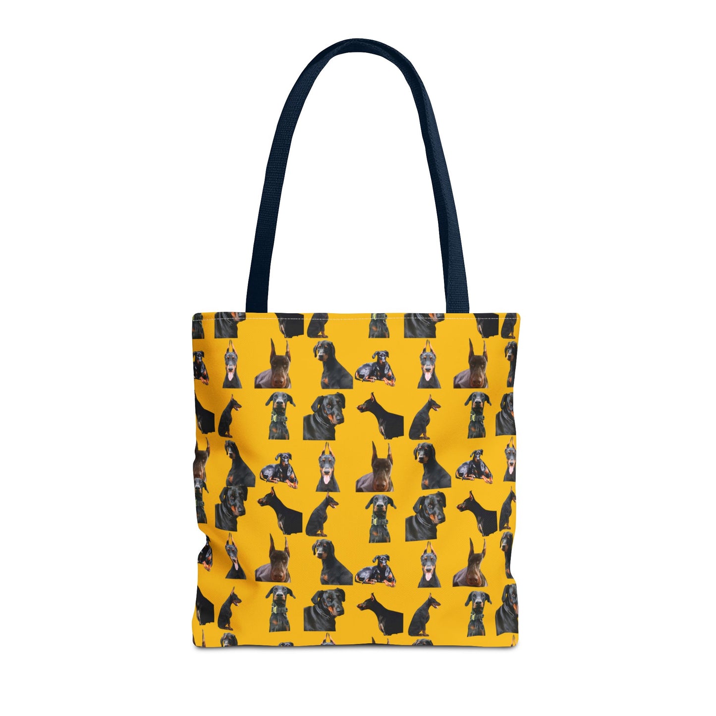 Edition 6 Doberman Model Pattern Yellow Tote Bag