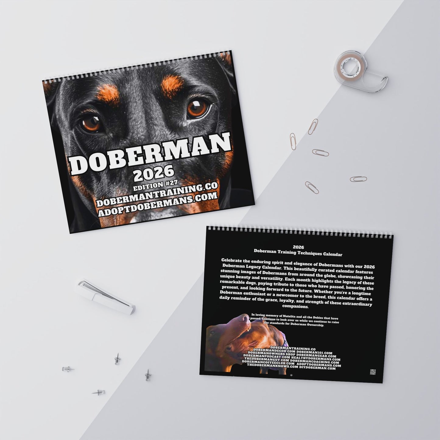 Edition 27 2026 Doberman Calendars