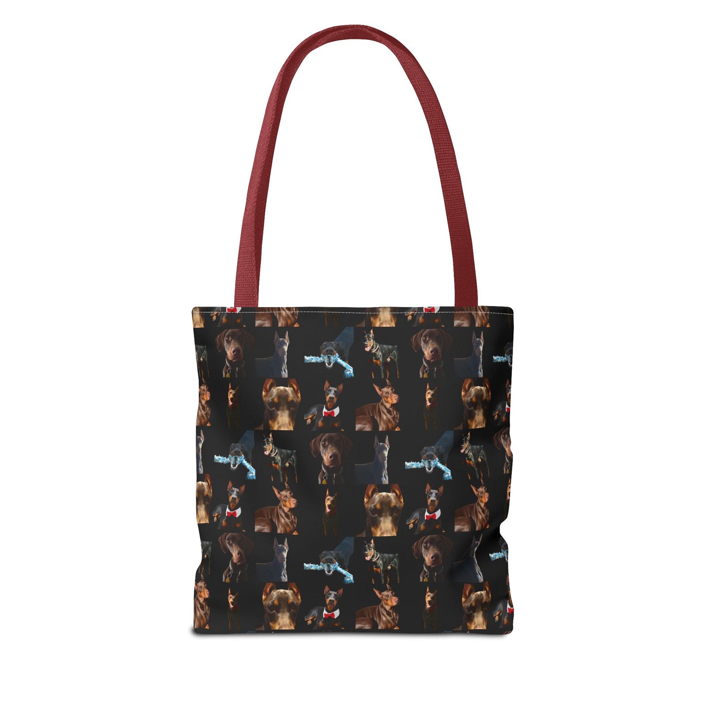 Edition 1 Doberman Model Pattern Black Tote Bag