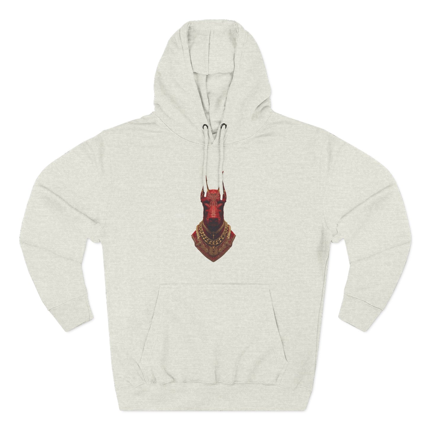 Doberman Goat 3 Fleece Hoodie