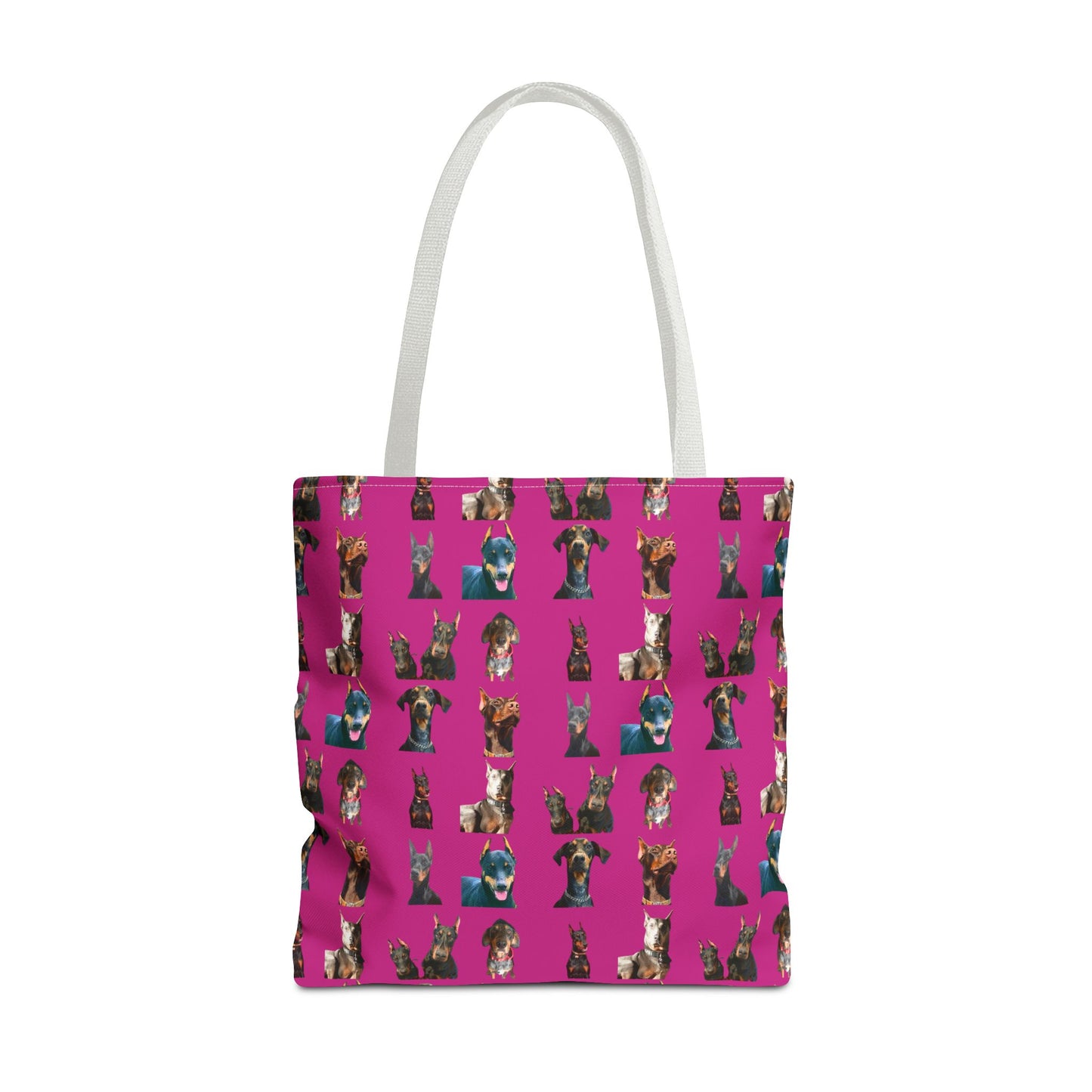 Edition 4 Doberman Model Pattern Pink Tote Bag