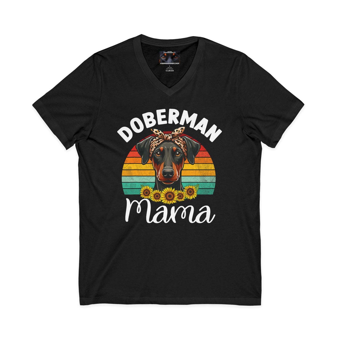 Mama 1 Private Label Unisex Jersey Short Sleeve V-Neck Tee