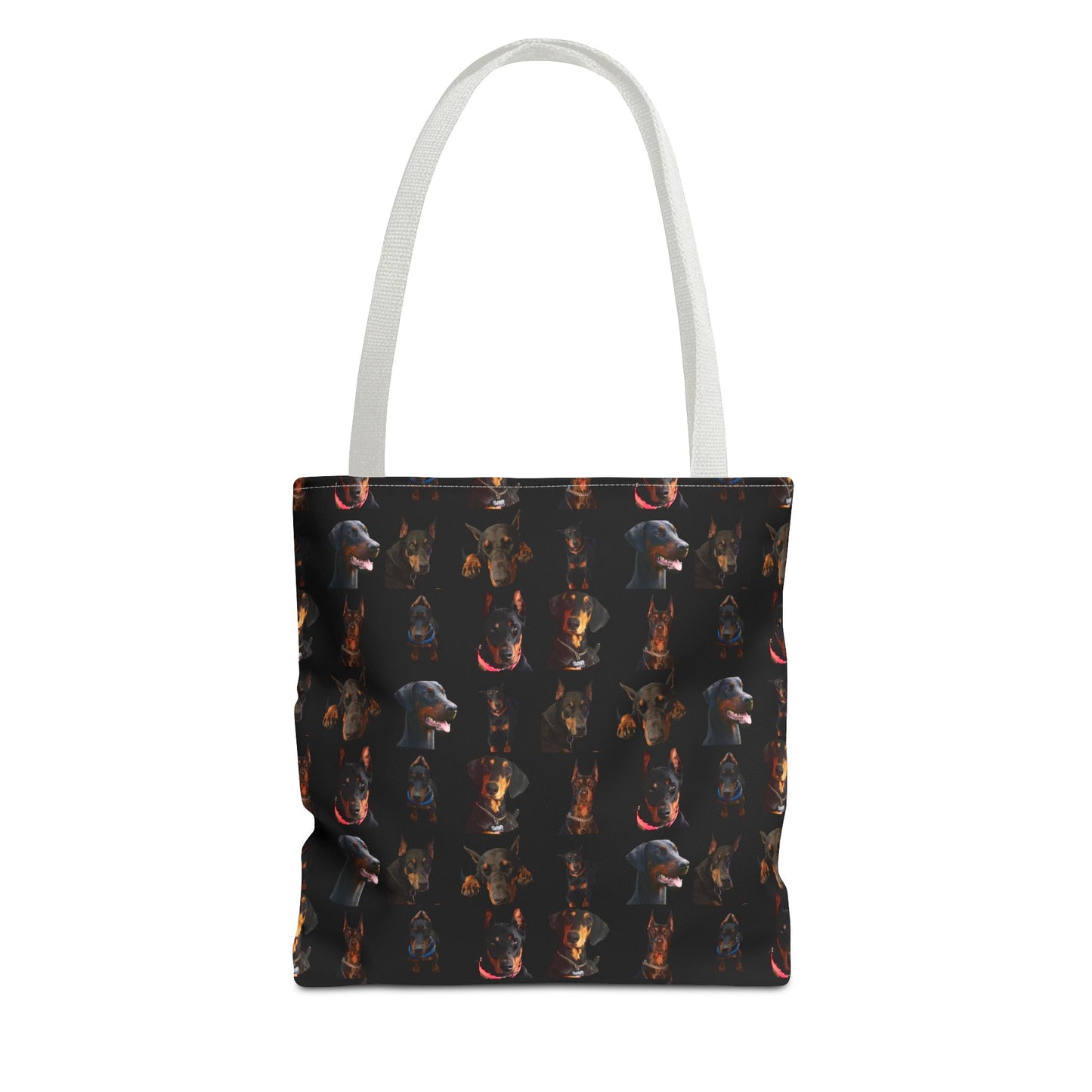 Edition 2 Doberman Model Pattern Black Tote Bag