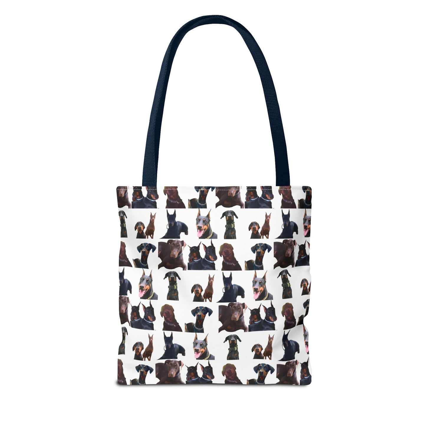 Edition 5 Doberman Model Pattern White Tote Bag