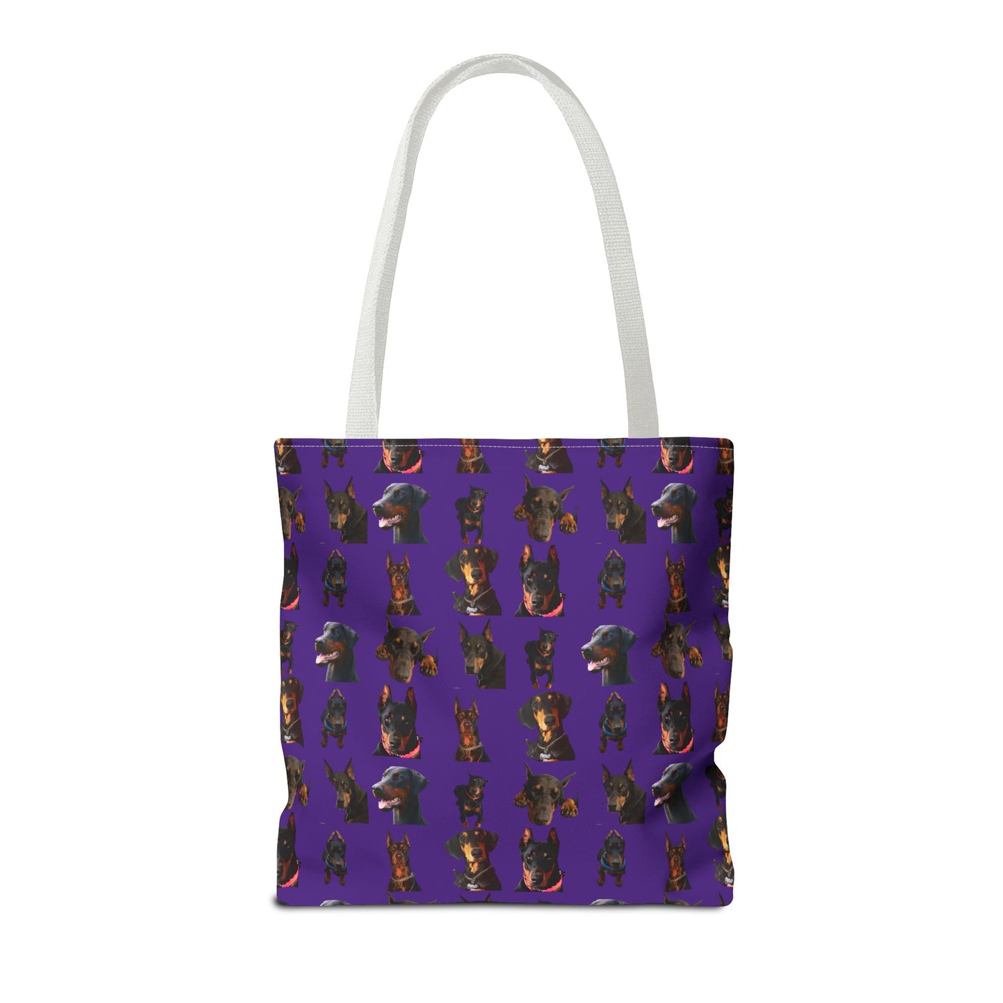 Edition 2 Doberman Model Pattern Purple Tote Bag