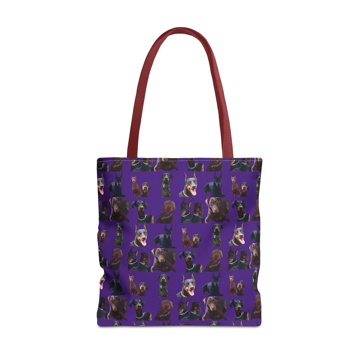 Edition 5 Doberman Model Pattern Purple Tote Bag