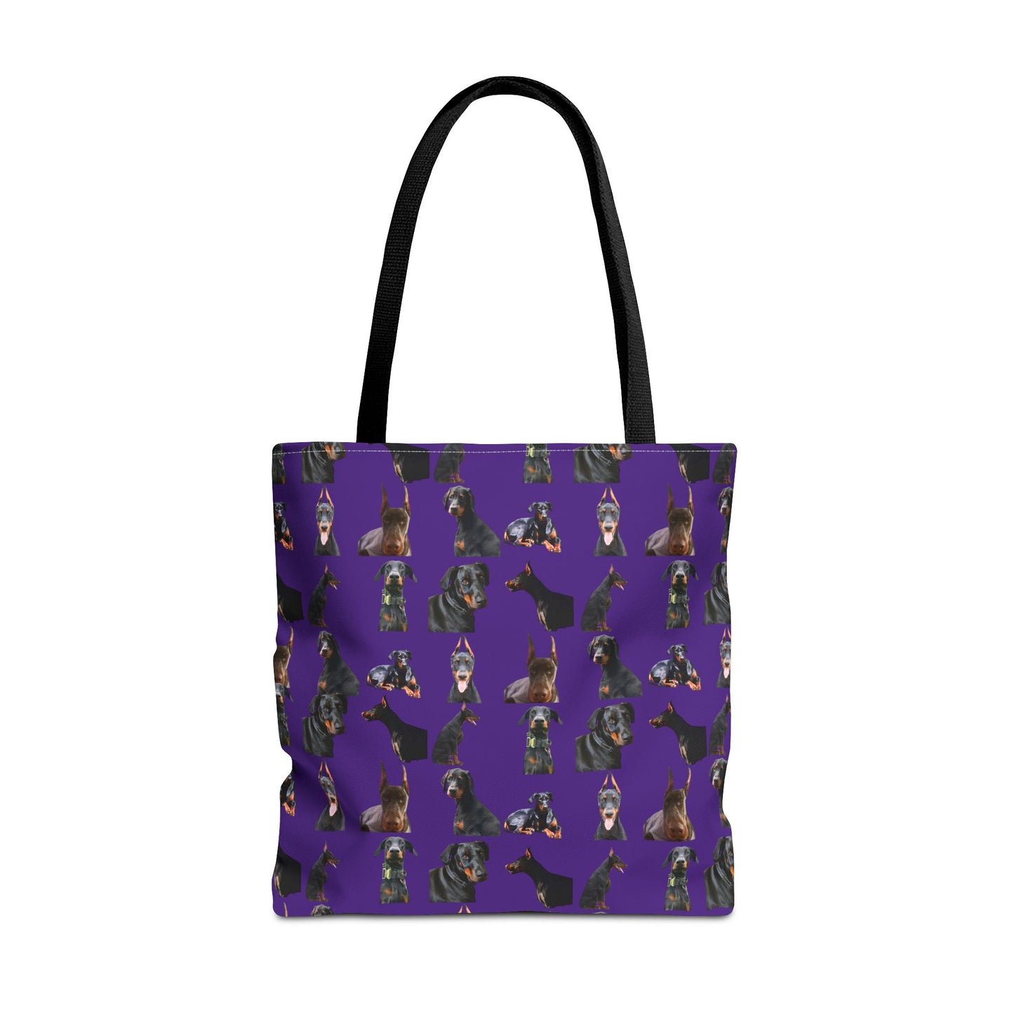 Edition 6 Doberman Model Pattern Purple Tote Bag