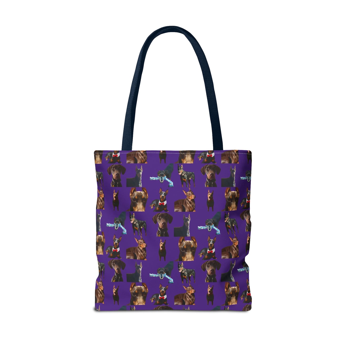Edition 1 Doberman Model Pattern Purple Tote Bag