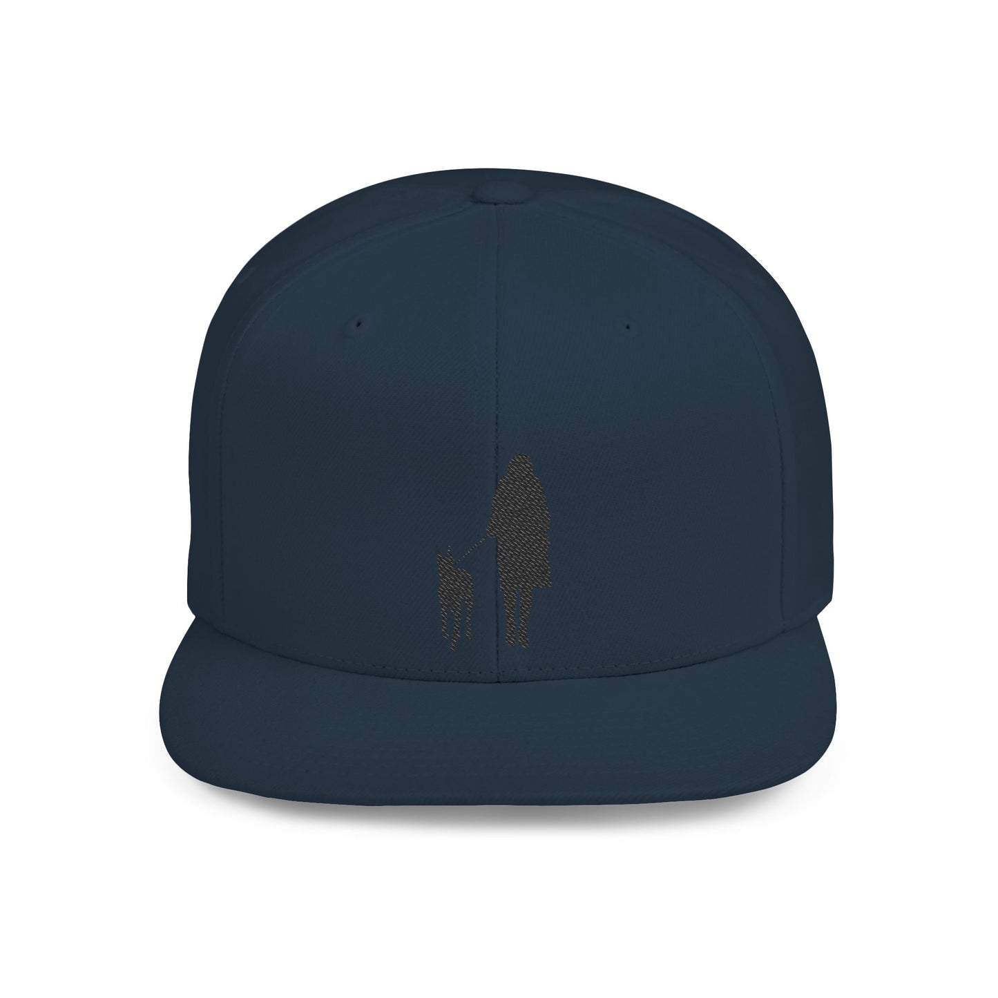 Queen 1 Embroidered Flat Bill Snapback