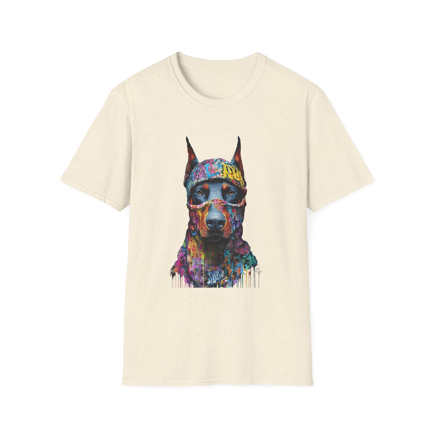 Doberman 5 Portrait T‑Shirt
