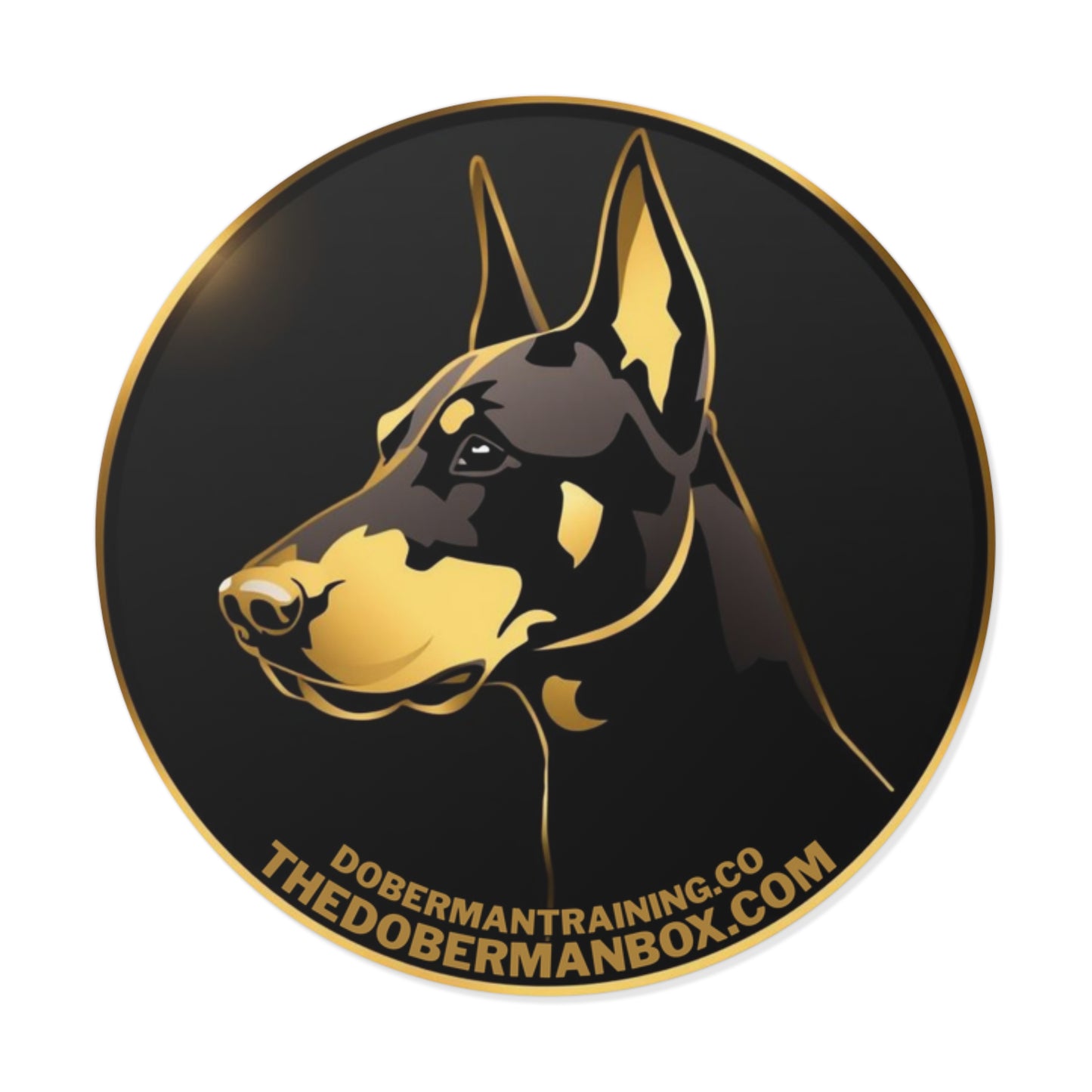 Doberman Decal (thedobermanbox.com)